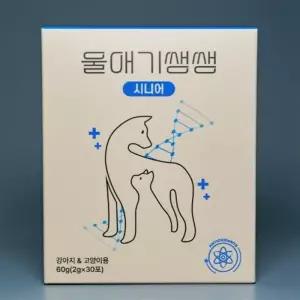 울애기쌩쌩 시니어 디어랩스 강아지  블루스피룰리나 60g 30포 (45329061)