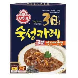 오뚜기 3일 숙성카레 3분 약간매운맛 200g x 24개