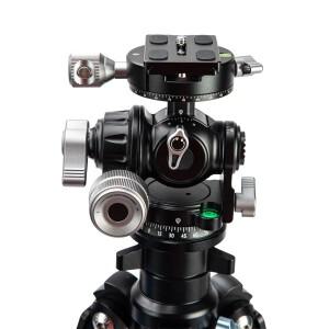 도니식 Fotopro GH02 /GH03 그립 매크로 밀리미터 촬영 아키텍처 최대 하중 5kg을 갖춘 3D 기어 헤드 정밀
