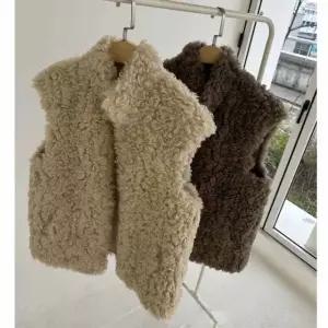 F/W 양털 무스탕 조끼 2color