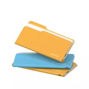 폴더 모양 디자인 ssd 외장하드 케이스 하드 아이콘모양 휴대용 블루 옐로우