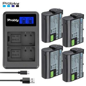 2800mAh EN EL 5A EN EL 5C EL 5 EN EL 5 배터리 + NIKON 호환 D500 D6 0 D750 D800 D8 0 D850 D7000 D7 00 D7500용 LED 충전기
