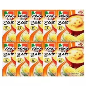 [안전포장] 보노스프 콘스프 57g(19g 3P) x 10개 145770