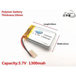 02540 폴리머 리튬 이온 배터리 파워 뱅크 GPS용 3.7V 300mAh