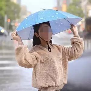 모자형 양산 등산 농사용 머리에쓰는 여행용 트레킹 등산우산 포켓우산 농사우산