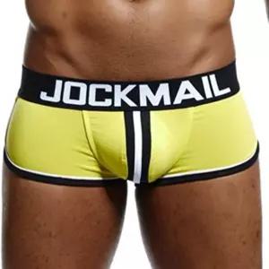 JOCKMAIL 남성 오픈 속옷 복서 반바지 면 백리스