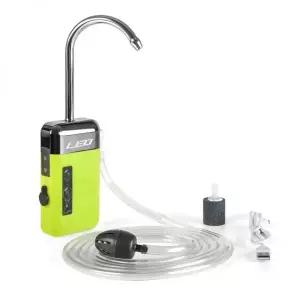 낚시양수기 낚시 야외 산소 공기 펌프 USB 센서 물 휴대용 스마트 유도 LED 빛