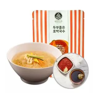 [작심밀도]국내산 저칼로리 두부품은호박국수10팩+비빔소스5팩+모밀소스5팩