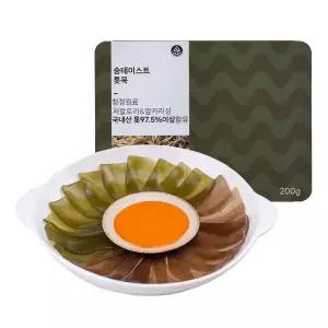 [작심밀도]국내산 저칼로리 해초 톳묵10팩 (묵간장+와사비 포함)