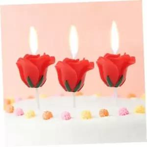 [RIZPICK]케이크초 해피니스장미꽃생일초3p이벤트케이크초