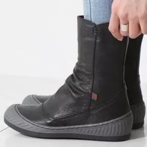 [니나스파리]국내생산 기모안감 가죽부츠,4.5cm(9J893)