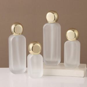 20/30/50/100ml 유리 스프레이 병 로션 펌프 병 향수/토너 스프레이 병 프레스 빈 컨테이너 여행 리필 용