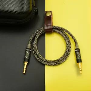 4.4mm to 3.5mm 단결정구리 은도금 2m 변환케이블 녹음 길이선택