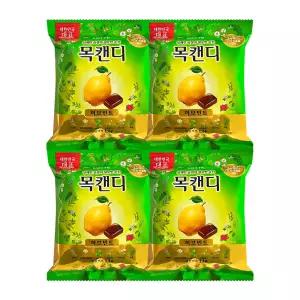 롯데 목캔디 허브민트 217g 4개