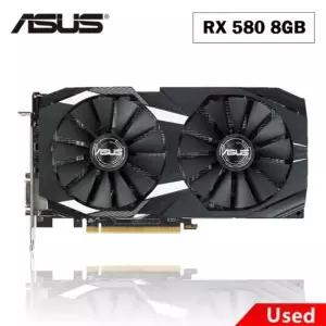 리퍼 ASUS 그래픽 RX580 580 GPU 컴퓨 256 AMD 게이밍 채굴 8GB 카드