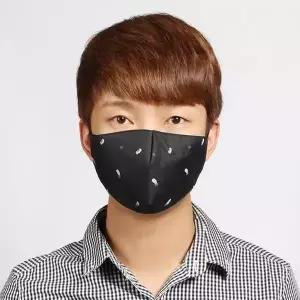다회용 필터 면마스크 블랙 3겹 입체마스크