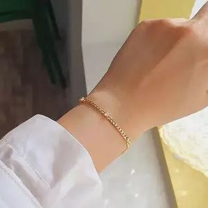 [하프클럽/]여자 무드 나들이 큐빅 출근룩 팔찌