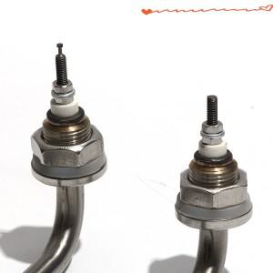 루진순 곡선형 U형 발열체 220V/380V 이중 물 가열 요소 벤드형 온수기 2-4KW M16/M18 가정용 히터