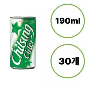 롯데 칠성 사이다 190ml 30캔 1박스