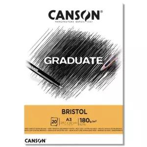 EA 캔손 graduate 브리스톨패드 180g A3 매끈한종이 펜화 캘리그라피북