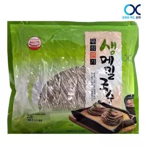 우정본가 생메밀국수1kg / 메밀소바 막국수 생메밀면 / 소스 미포함