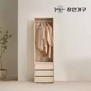 장인가구 올리세 E0 드레스룸 시스템 옷장 600 서랍 행거형