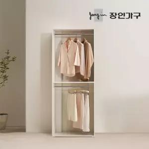 장인가구 올리세 E0 드레스룸 시스템 옷장 800 2단 행거형