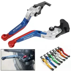 BMW G310GS G G310 310 2021-2023 오토바이 조정 가능한 CNC 브레이크 클러치 레버 접이식 확장형 핸들