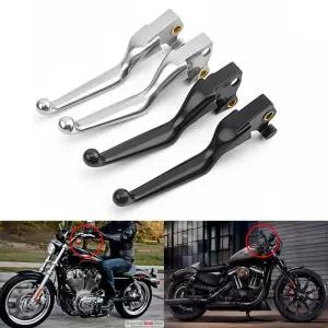 Harley Sportster Iron XL XR 883 1200 X V C 2004-2023 핸들 브레이크 클러치 레버 1 세트 오토바이