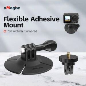 카메라제습함 보관함 INSTA360 OSMO HERO 베이스 오토바이 헬멧 거치대 AMAGISN 액션 걸이 걸게 카메라 접착
