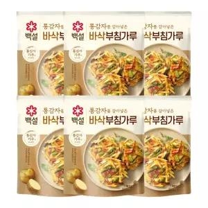 CJ백설 통감자 바삭부침가루 1kg x6개