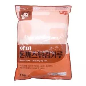 화미 돈까스 튀김가루 3kg 5개/