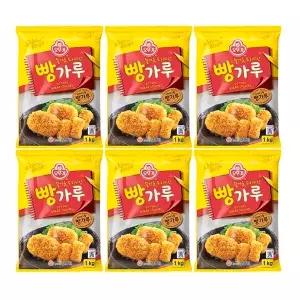 오뚜기 빵가루 1kg 6개