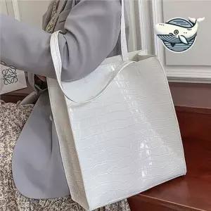 스타일리시 뱀가죽 숄더백 직장인 서류가방 고급