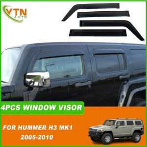 창문빗물막이 HUMMER H3 MK1 2005 2006 사이드 가드 디플렉터 차량용 바이저 2010 윈도우 2009 2008 2007
