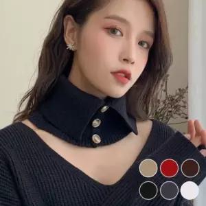 니트 터틀넥 워머 보온 형광등털 후리스목폴라 니트목폴라 겨울목폴라 공갈목티