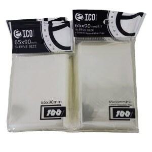 포카 탑로더 100PCS 65X90MM 클리어 트레이딩 보드 마법의 게임 카드 수호자 타로 PKM TCG 커버