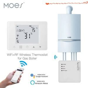 WiFi 스마트 온도 조절기 벽걸이형 가스 보일러 난방 컨트롤러 Alexa Google 홈과 함께 작동
