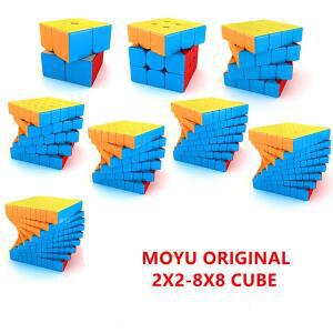 MOYU Meilong 스피드 매직 큐브 2x2 3x3 4x4 5x5 6x6 7x7 8x8 폴라리스 퍼즐 교육 학습 Cubo Magico Toys