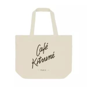 메종키츠네 MUST IT_Cafe Kitsune 카페키츠네 에코백 미디움 Latte SPCKU05100-LT