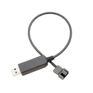 USB 슬리브 PC 선풍기 전원 어댑터 커넥터 컨버터 케이블 냉각 팬 쿨러용 to 4핀 PWM 5V 12V 부스트 라인