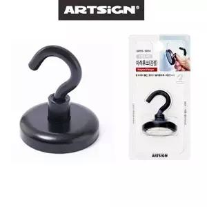 검정 JNG792P1 초강력 네오디움 자석후크 대형36mm1개 행거