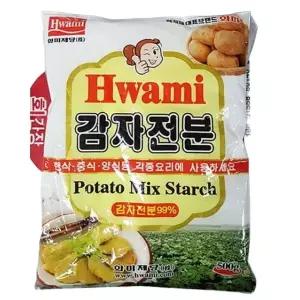 식당용감자전분 감자전분 감자가루 식자재 화미 500g 업소용감자전분