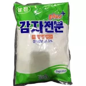 가루 혼합감자전분 감자가루 전분 삼진 1k 감자전분 밀가