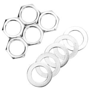 9.36mm 기타 소켓 너트 가스켓 일렉트릭 베이스 잭 커넥터 워셔세트