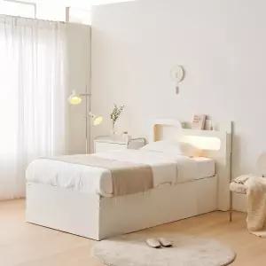 동서가구 마시룸 LED 아치 헤드 리프트업 벙커침대 SS 프레임 (매트리스 미포함) DF928419