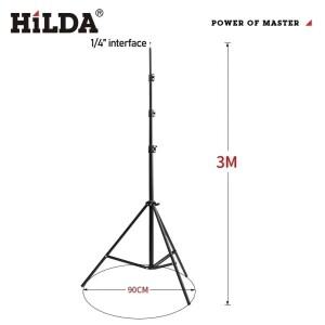 HILDA 레이저 레벨 삼각대 조정 가능 높이 셀프 1.2M/1.5M/3M 용 두꺼운 알루미늄 스탠드