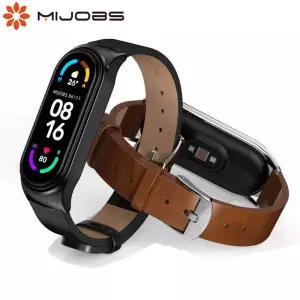 샤오미 미 밴드 Mi Band 9 10 8 7 6 5 NFC 가죽 손목 Miband 코레아용 글로벌 버전 팔찌