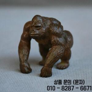 중국 민속 순수 보라색 청동 고릴라 원숭이 행운의 동상을 수집하십시오