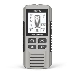 6-in-1 스터드 파인더 벽 스캐너 녹색 백라이트 1-1/2 인치 건식 센터 감지용 전자